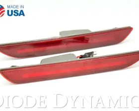 Diode Dynamics LED Sidemarkers - Red Set Ford Mustang EU | AU Model 2015-2023