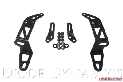 Diode Dynamics SS30 Bumper Bracket Kit Jeep JL Wrangler | Gladiator 2018-2023 - DD6027