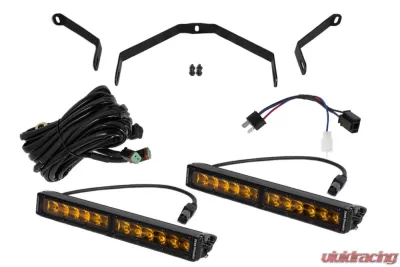 Diode Dynamics 12 Inch LED Driving Light Kit Amber Driving Toyota Tundra 2014-2021 - DD6067