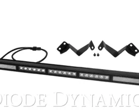 Diode Dynamics 30 Inch LED Light Bar Kit Stealth Clear Combo Toyota Tacoma 2016-2023