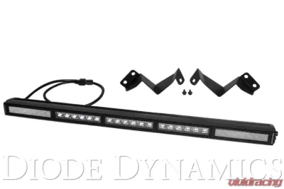 Diode Dynamics 30 Inch LED Light Bar Kit Stealth Clear Combo Toyota Tacoma 2016-2023 - DD6072
