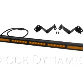 Diode Dynamics 30 Inch LED Light Bar Kit Stealth Amber Combo Toyota Tacoma 2016-2023