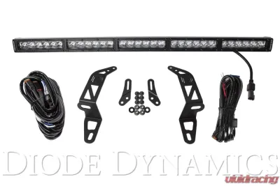 Diode Dynamics SS30 Bumper LED Kit White Driving Single Jeep JL Wrangler | Gladiator 2018-2023 - DD6077
