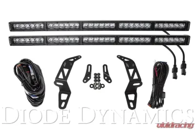 Diode Dynamics SS30 Bumper LED Kit White Driving Dual Jeep JL Wrangler | Gladiator 2018-2023 - DD6083