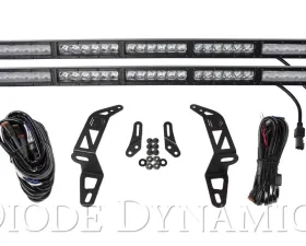 Diode Dynamics SS30 Bumper LED Kit White Combo Dual Jeep JL Wrangler | Gladiator 2018-2023