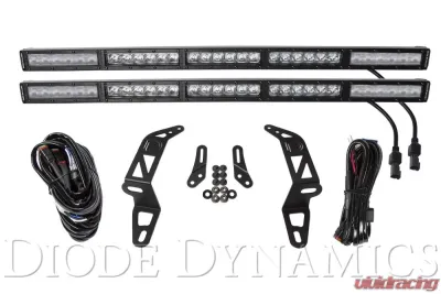 Diode Dynamics SS30 Bumper LED Kit White Combo Dual Jeep JL Wrangler | Gladiator 2018-2023 - DD6085