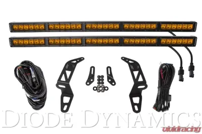 Diode Dynamics SS30 Bumper LED Kit Amber Driving Dual Jeep JL Wrangler | Gladiator 2018-2023 - DD6086