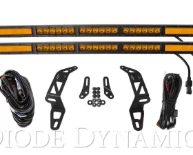 Diode Dynamics SS30 Bumper LED Kit Amber Combo Dual Jeep JL Wrangler | Gladiator 2018-2023