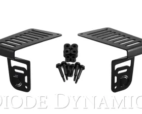 Diode Dynamics Cowl Bracket Kit Jeep JL Wrangler | Gladiator 2018-2023