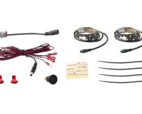 Diode Dynamics RGBW Footwell Strip Kit 2pc Multicolor