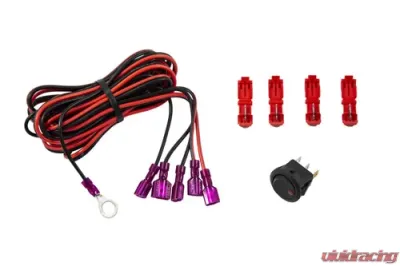 Diode Dynamics Add-on LED Switch Kit Red - DD3034