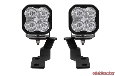 Diode Dynamics Tacoma Ditch Light Kit SS3 LED Sport White Driving Toyota Tacoma 2016-2023 - DD6372