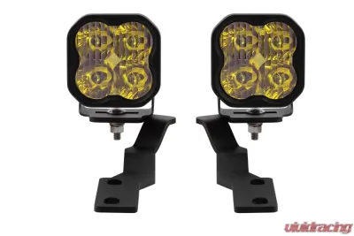 Diode Dynamics Tacoma Ditch Light Kit SS3 LED Sport Yellow Driving Toyota Tacoma 2016-2023 - DD6373