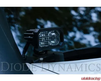 Diode Dynamics Stage Series 2 Inch LED Ditch Light Kit Pro Yellow Combo Toyota Tacoma 2016-2023 - DD6379