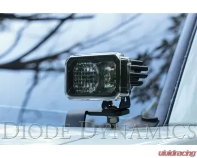 Diode Dynamics Stage Series 2 Inch LED Ditch Light Kit Pro Yellow Combo Toyota Tacoma 2016-2023 - DD6379