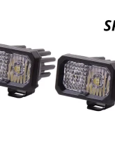 Diode Dynamics Stage Series 2 Inch LED Pod, Sport White Driving Standard ABL Pair                                     - DD6382P - Image 2