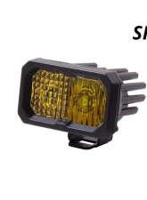 Diode Dynamics Stage Series 2 Inch LED Pod, Sport Yellow Fog Standard ABL Each                                     - DD6386S - Image 2