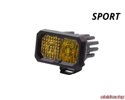 Diode Dynamics Stage Series 2 Inch LED Pod, Sport Yellow Combo Standard ABL Each - DD6391S