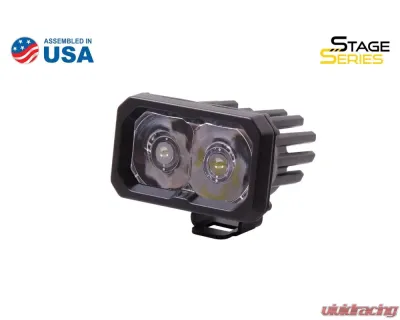 Diode Dynamics Stage Series 2 Inch LED Pod, Sport White Spot Standard ABL Each - DD6398S