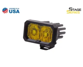 Diode Dynamics Stage Series 2 Inch LED Pod, Pro Yellow Driving Standard ABL Each