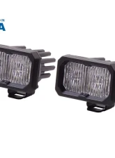 Diode Dynamics Stage Series 2 Inch LED Pod, Pro White Fog Standard ABL Pair                                     - DD6406P - Image 9