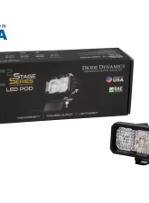 Diode Dynamics Stage Series 2 Inch LED Pod, Pro White Fog Standard ABL Each                                     - DD6406S - Image 5