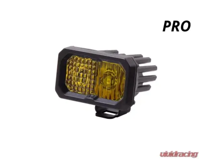 Diode Dynamics Stage Series 2 Inch LED Pod, Pro Yellow Fog Standard ABL Each - DD6407S