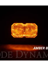 Diode Dynamics Stage Series 2 Inch LED Pod, Pro Yellow Combo Standard ABL Pair                                     - DD6412P - Image 6