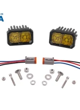 Diode Dynamics Stage Series 2 Inch LED Pod, Pro Yellow Combo Standard ABL Pair                                     - DD6412P - Image 8