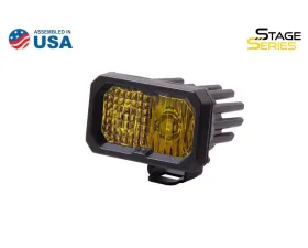 Diode Dynamics Stage Series 2 Inch LED Pod, Pro Yellow Combo Standard ABL Each