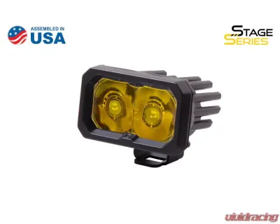 Diode Dynamics Stage Series 2 Inch LED Pod, Pro Yellow Spot Standard ABL Each - DD6422S