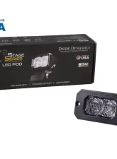 Diode Dynamics Stage Series 2 Inch LED Pod, Sport White Fog Flush ABL Each                                     - DD6424S - Image 4