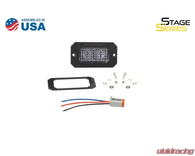 Diode Dynamics Stage Series 2 Inch LED Pod, Pro White Fog Flush ABL Each - DD6432S