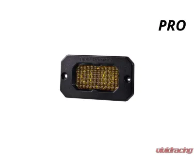 Diode Dynamics Stage Series 2 Inch LED Pod, Pro Yellow Fog Flush ABL Each - DD6433S