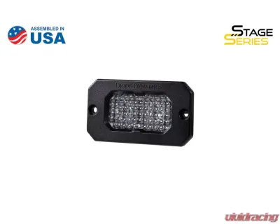 Diode Dynamics Stage Series 2 Inch LED Pod, Pro White Flood Flush RBL Each - DD6436S