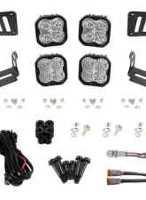Diode Dynamics SS3 Cowl LED Bracket Kit White Pro Jeep Wrangler JL | Gladiator 2018-2023                                     - DD6554 - Image 10