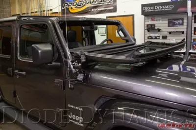 Diode Dynamics SS3 Cowl LED Bracket Kit White Pro Jeep Wrangler JL | Gladiator 2018-2023 - DD6554