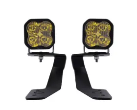 Diode Dynamics SS3 LED Ditch Light Kit - Sport Yellow Driving Subaru Crosstrek 2018-2021