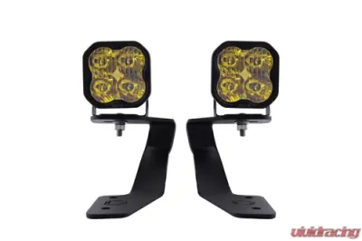 Diode Dynamics SS3 LED Ditch Light Kit - Pro Yellow Driving Subaru Crosstrek 2018-2021 - DD6561