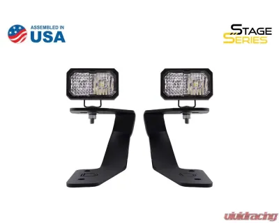 Diode Dynamics C2 2.0 LED Ditch Light Kit Sport White Combo/Driving Subaru WRX | Crosstrek 2018-2025 - DD6562