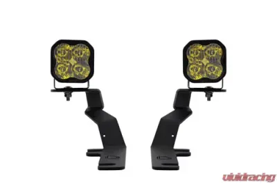 Diode Dynamics SS3 LED Ditch Light Kit Pro Yellow Driving Ford F-150 | Raptor 2015-2020 - DD6570