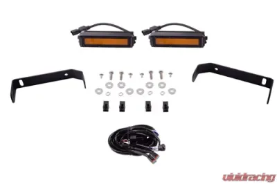 Diode Dynamics SS6 6 inch LED Lightbar Kit Amber Wide Ford Ranger 2019-2021 - DD6595