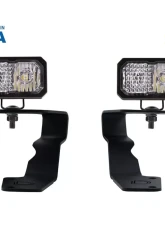 Diode Dynamics Stage Series 2 Inch LED Ditch Light Kit Pro White Combo Subaru WRX | Sti 2015-2021                                     - DD6618 - Image 2