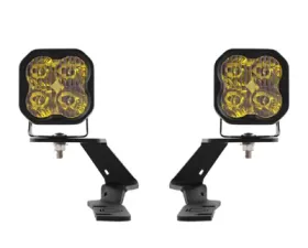 Diode Dynamics SS3 Sport Ditch Light Kit Yellow Ford Ranger 2019-2021