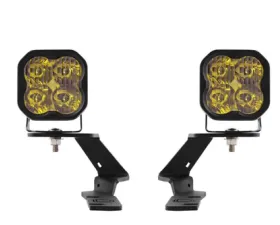 Diode Dynamics SS3 Pro Ditch Light Kit Yellow Ford Ranger 2019-2021