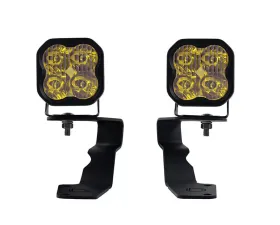 Diode Dynamics Ditch Light Kit SS3 Sport Yellow Subaru WRX 2015-2021