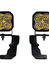 Diode Dynamics Ditch Light Kit SS3 Sport Yellow Subaru WRX 2015-2021                                     - DD6613 - Image 2