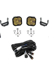 Diode Dynamics Ditch Light Kit SS3 Pro Yellow Subaru WRX 2015-2021                                     - DD6615 - Image 2