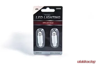 Diode Dynamics 36mm HP6 LED Red Pair - DD0308P