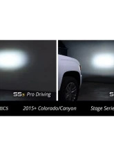 Diode Dynamics SS3 LED Ditch Light Kit Pro Yellow Driving Chevrolet Colorado | Canyon 2015-2021                                     - DD6649 - Image 5
